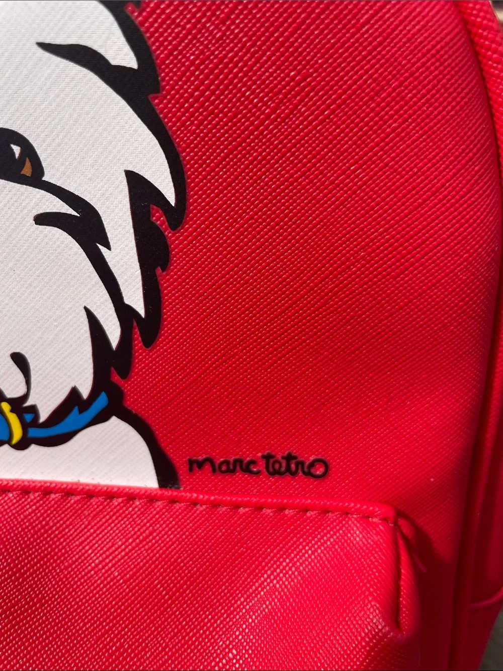 Marc Tetro Red Westie Dog Travel Backpack Carrier